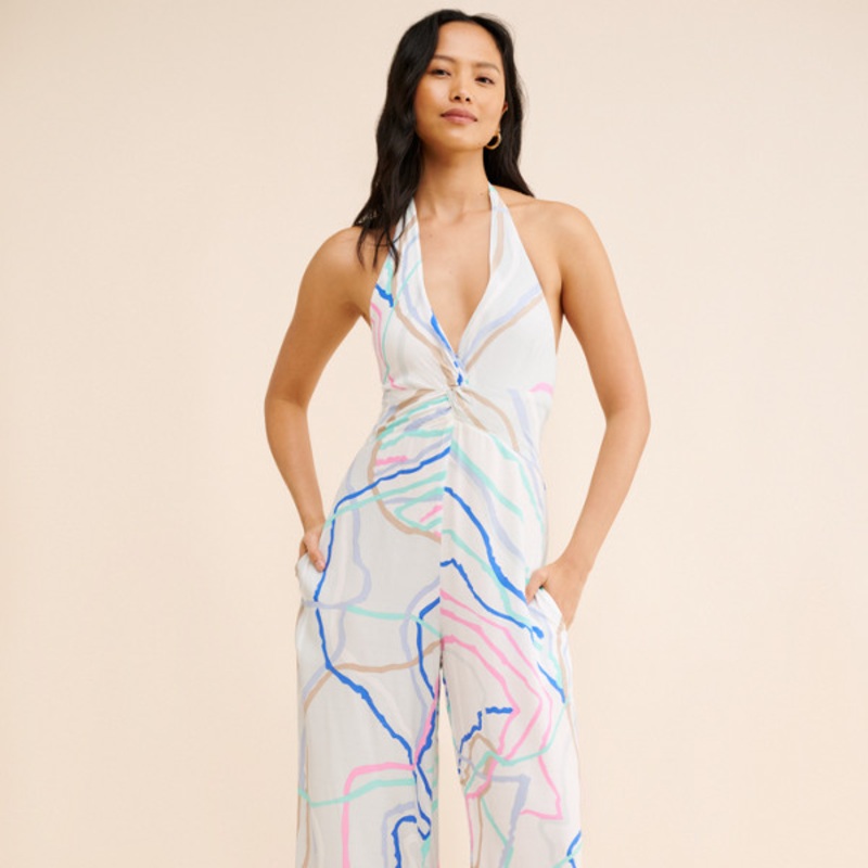 Twisted Halter Jumpsuit