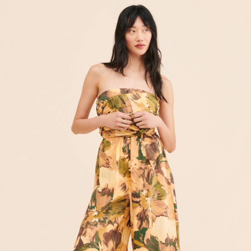 Waterfront Strapless Jumpsuit