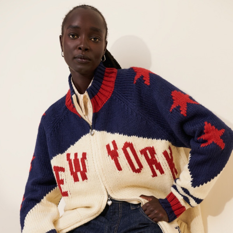 Storm Knitted Zip-Up Sweater