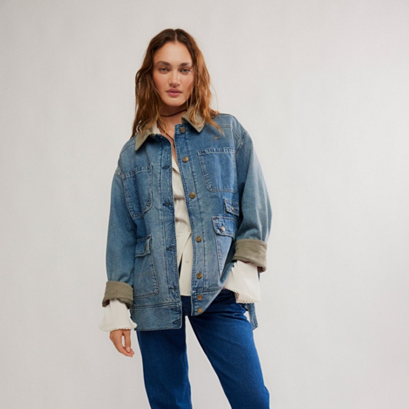 Sweet Talk Denim Barn Coat