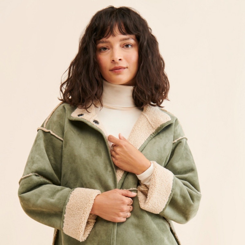 Albany Faux Suede Jacket