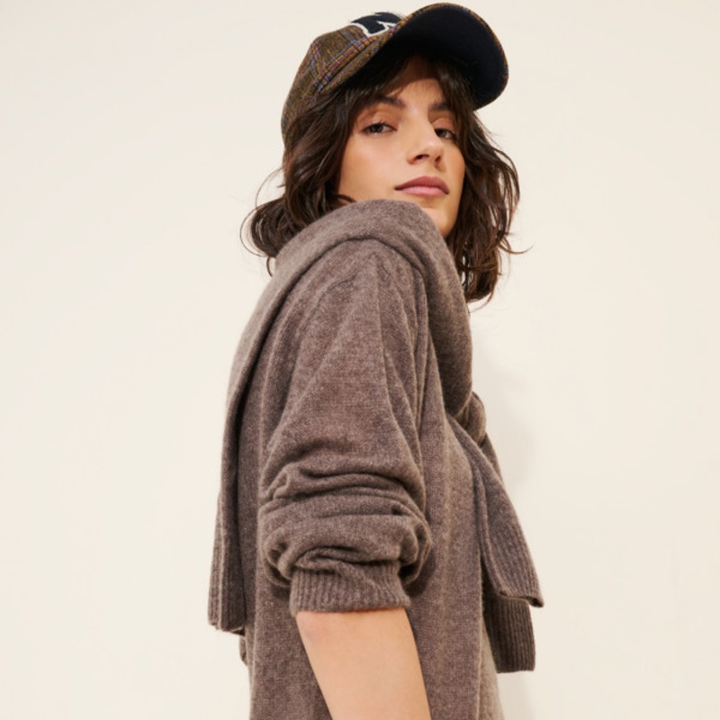 Cloud Cashmere Layered Crewneck Sweater