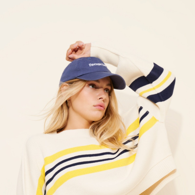 Easy Street Crop Striped Pullover