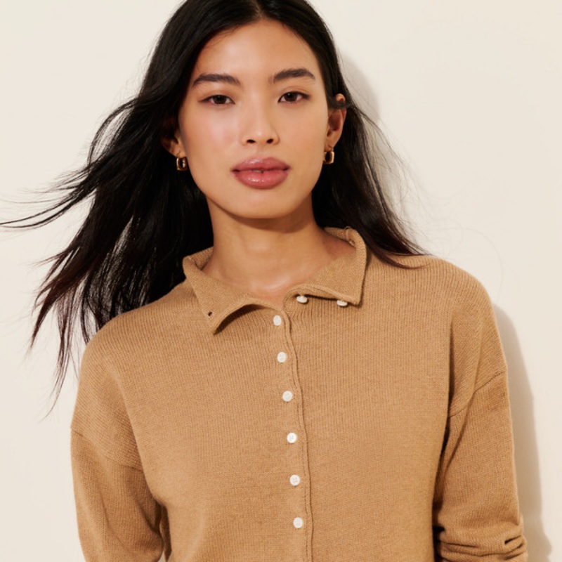 Taylor Rollneck Cardigan Sweater