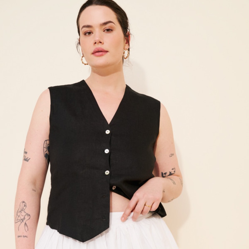 Bubble Hem Mini Skirt