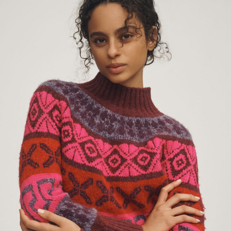 Candace Mock-Neck Sweater