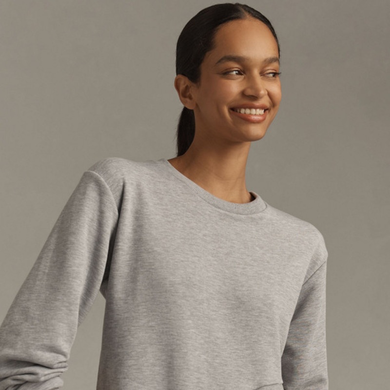 Asymmetrical Twofer Sweatshirt