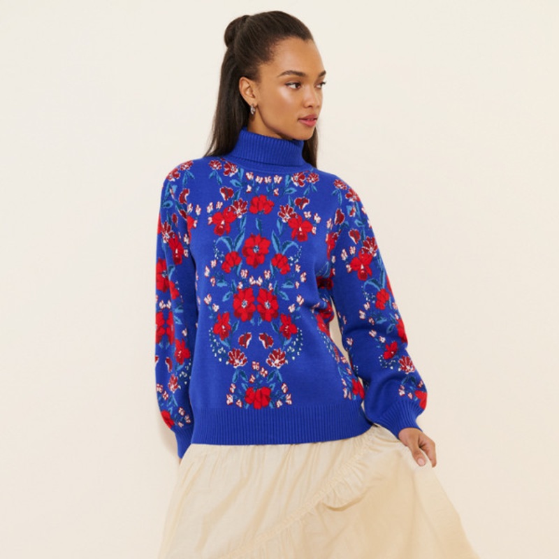 Butterflower Knit Sweater