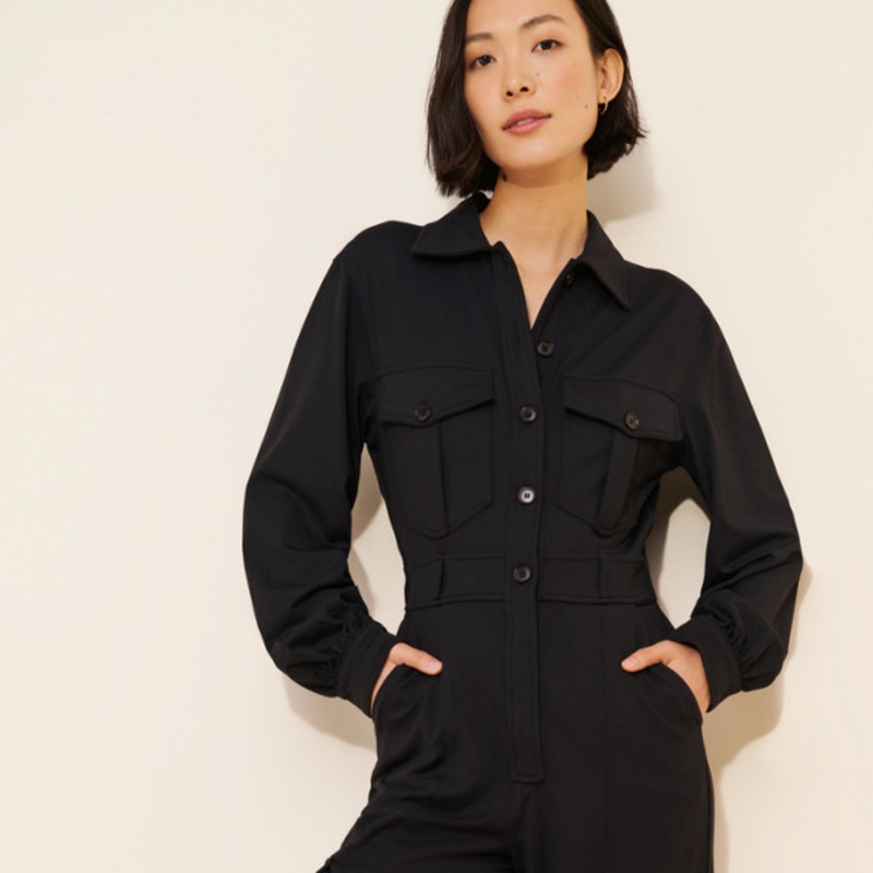 Cargo Long Sleeve Jumpsuit
