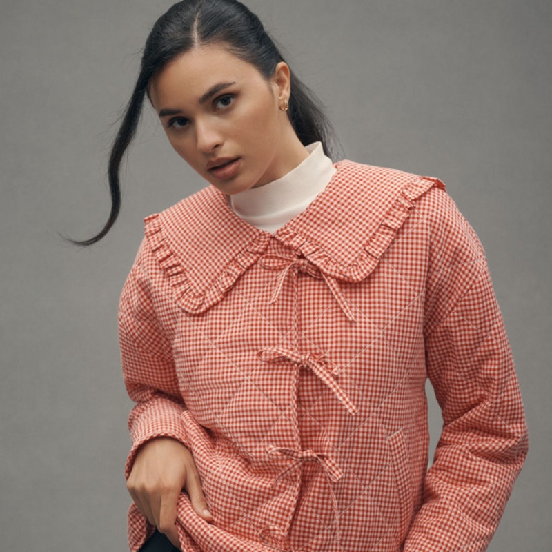 Collared Quilted Jacket