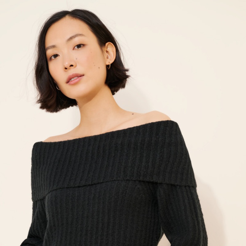 Cozy Cotton Richmond Off-The-Shoulder Sweater