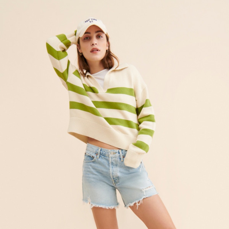 Collared Polo Sweater