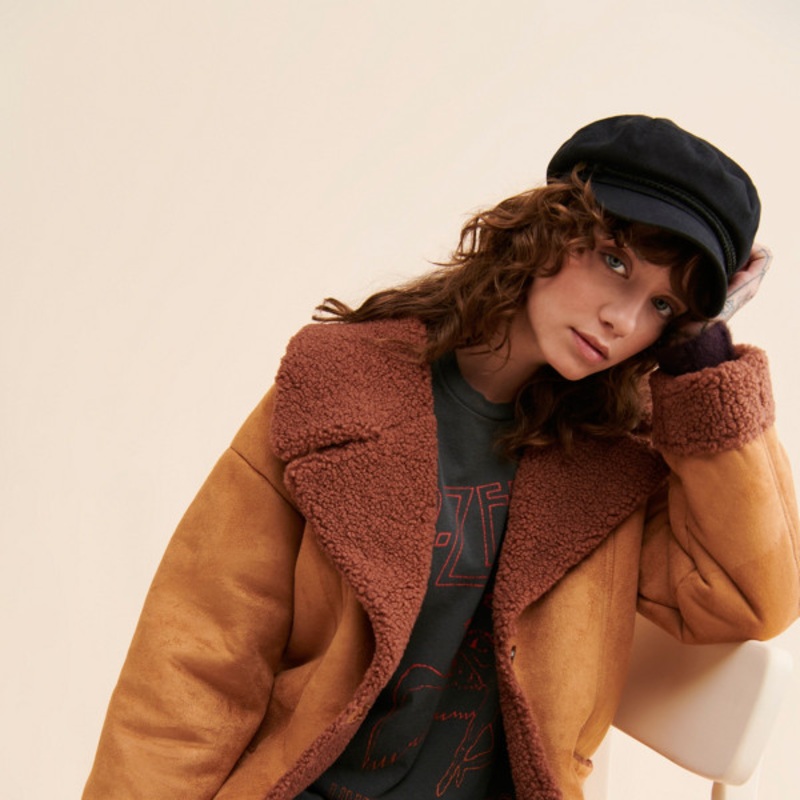 Diogo Colorblock Oversized Coat