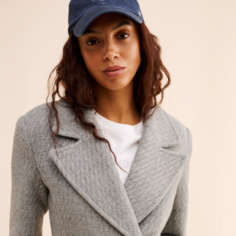 Double-Breasted Tailored Coat