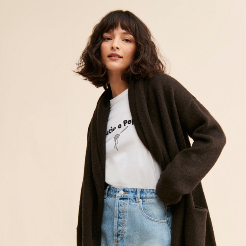 Gabby Hooded Sweater Coat