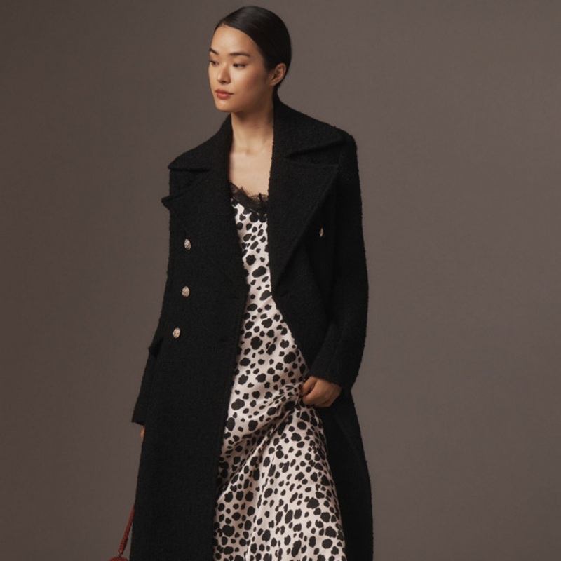 Sculpted Long Lady Coat