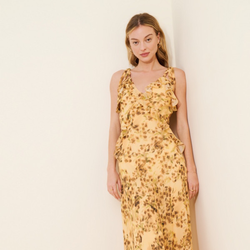 Adalina Printed Maxi Dress