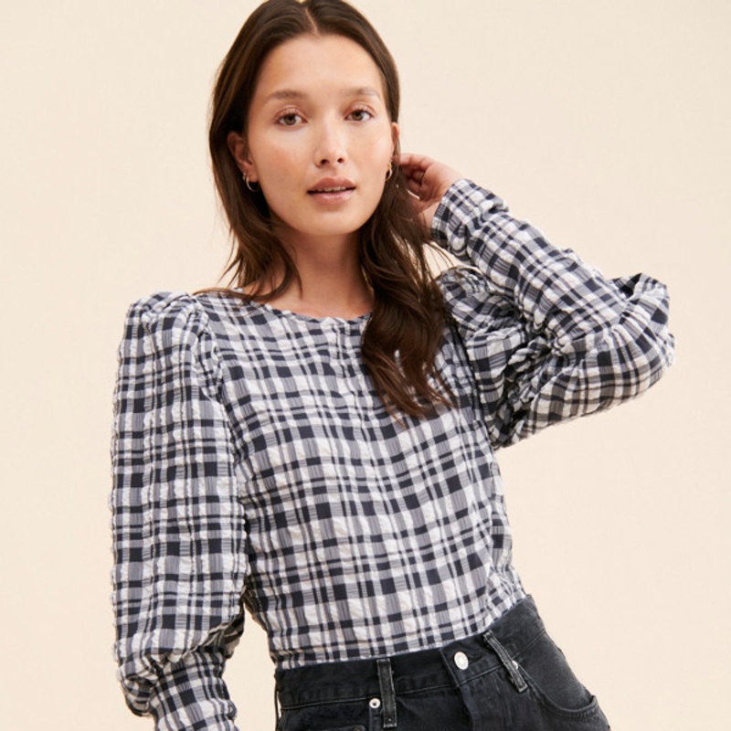 Hamilton Plaid Blouse