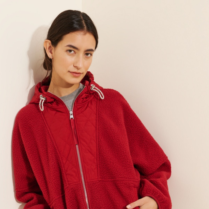 Richifield Quilt Fleece Coat