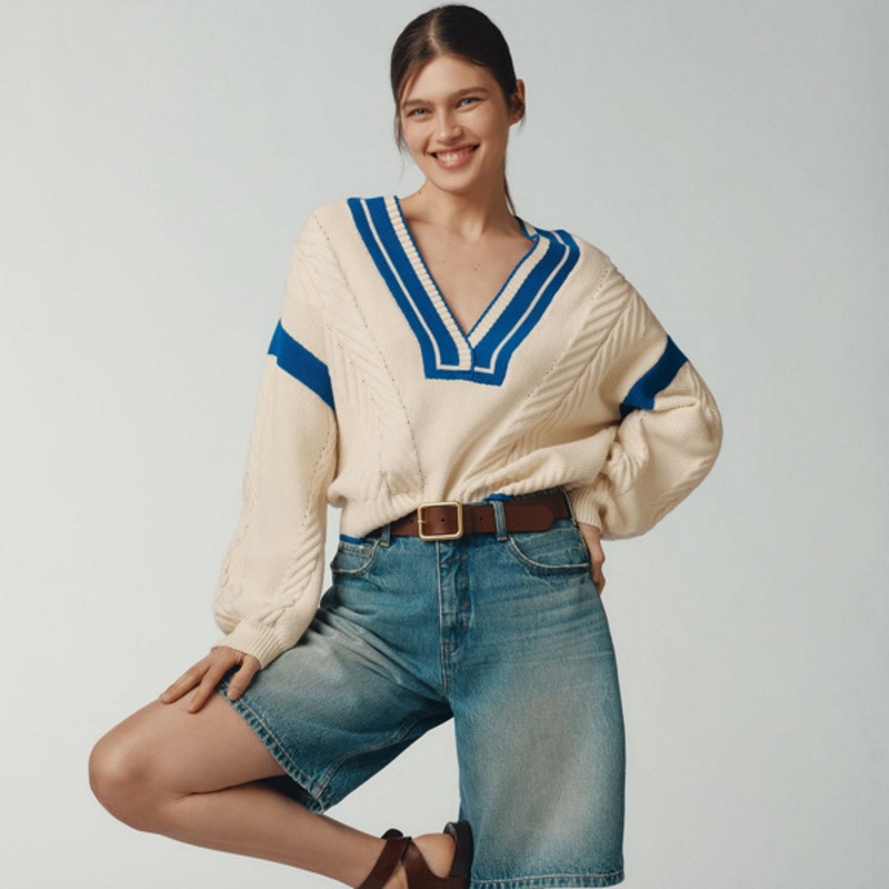 The Modern V-Neck Pullover Sweater