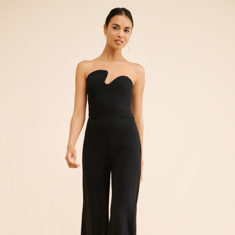 Strapless Puzzle Jumpsuit