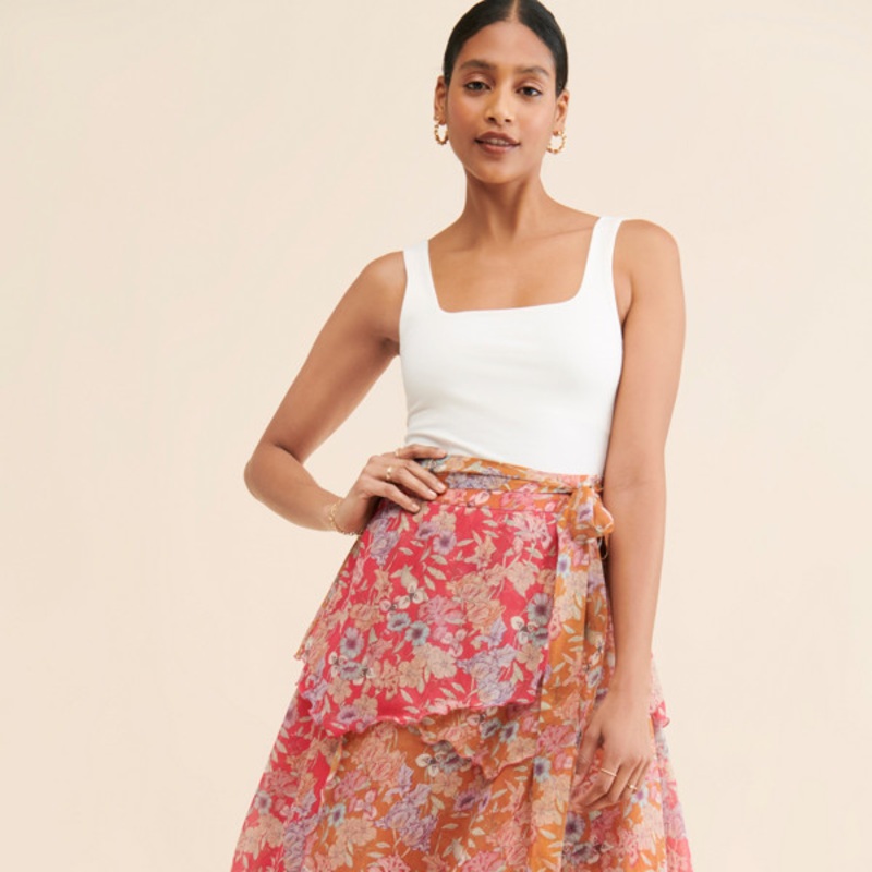 Bandafira Ruffle Skirt