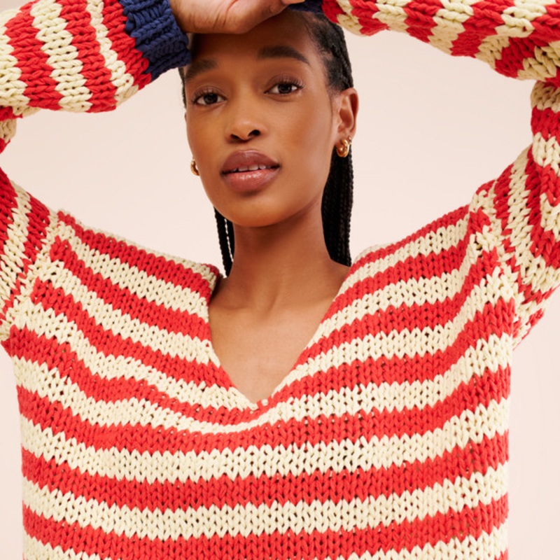 Portland Striped Pullover