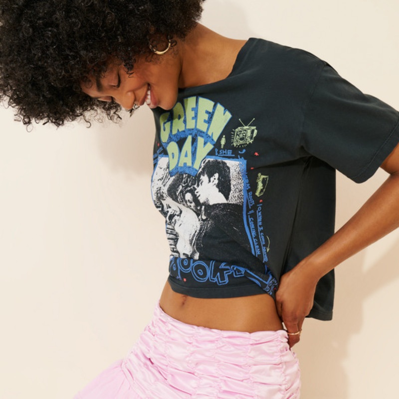 Satin Chiffon Ruched Mini Skirt