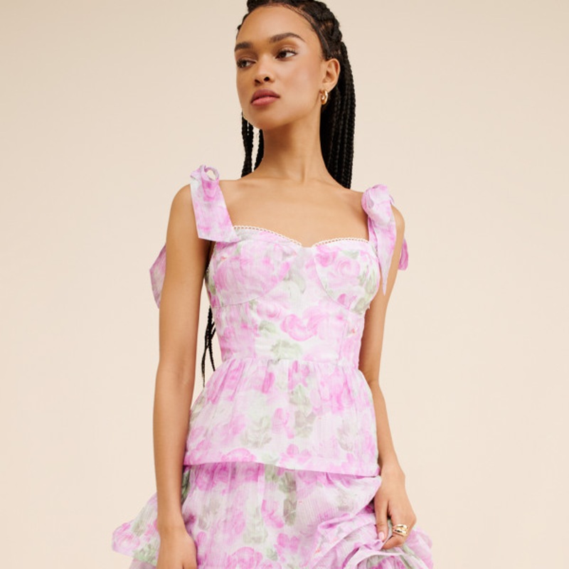 Zirconia Tiered Dress