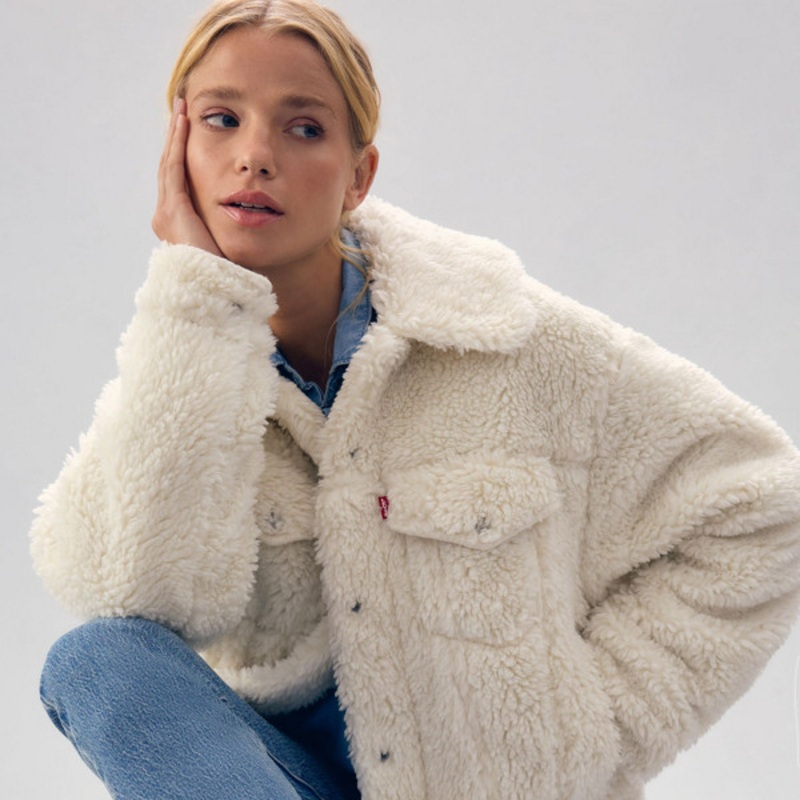 Baby Bubble Sherpa Trucker Jacket