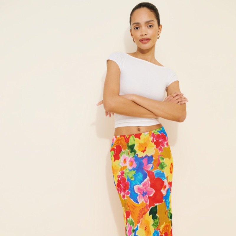 Archive Bias Maxi Skirt