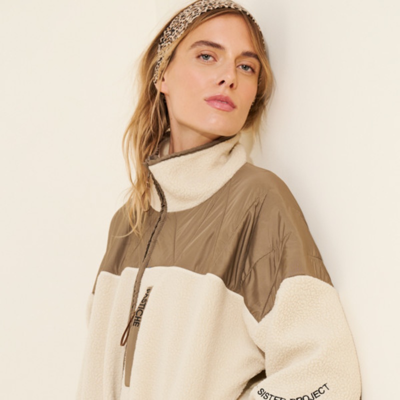 Colorblock Fleece Jacket