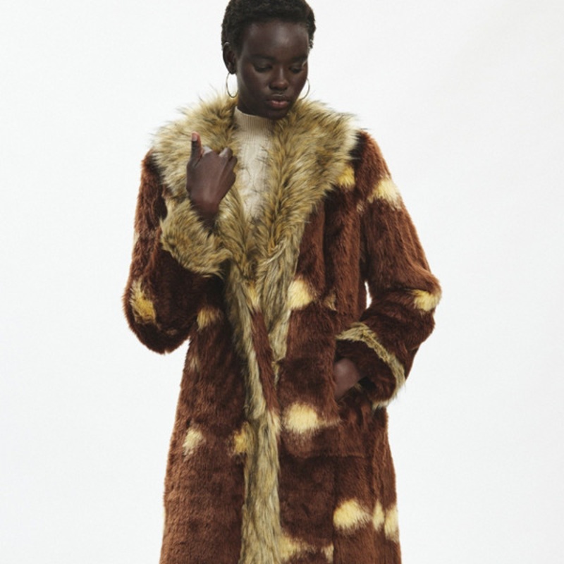 Lexi Faux Fur Trim Longline Coat