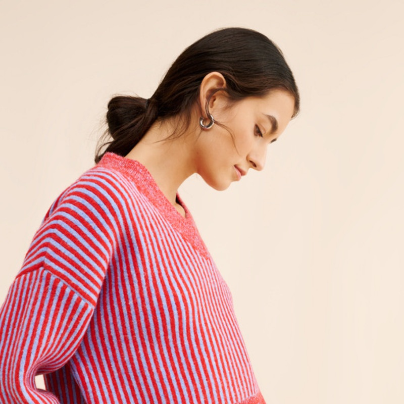 Zenya Wool Blend Pullover Sweater