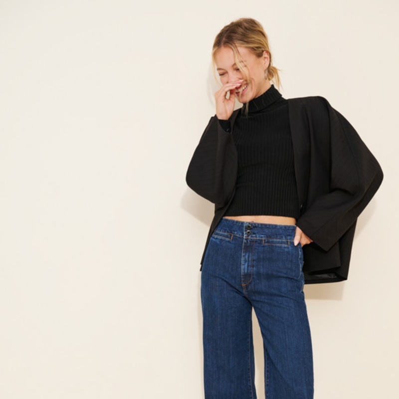 Brighton High-Rise Wide-Leg Jeans