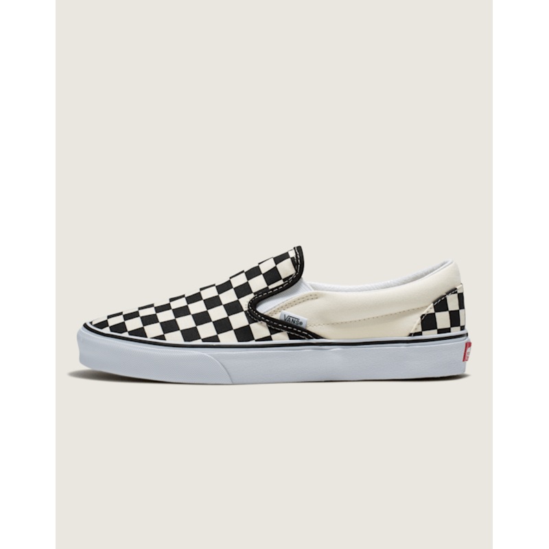 Classic Slip-On Checkerboard Wide Shoe