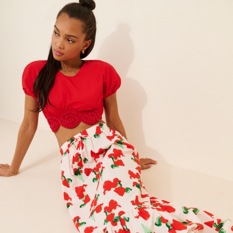 Crustacean Maxi Skirt