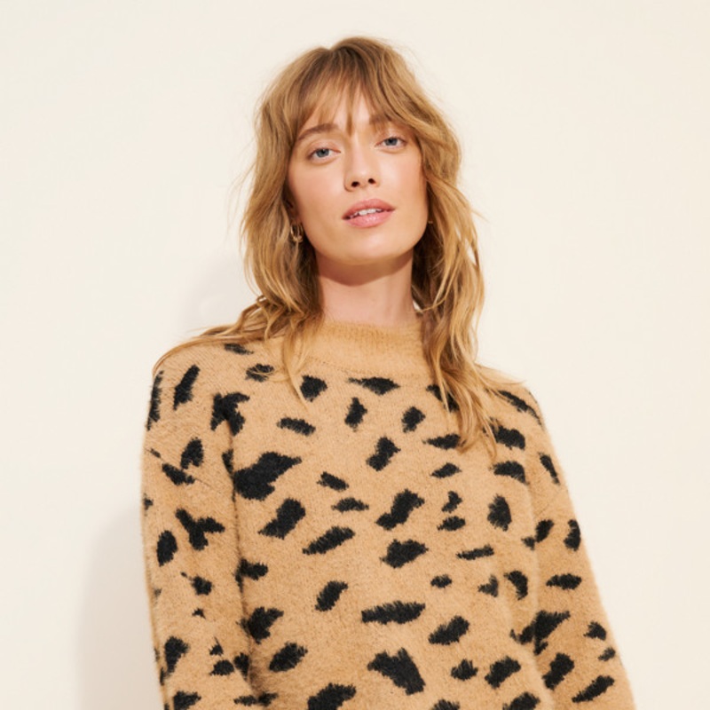 Fuzzy Abstract Sweater