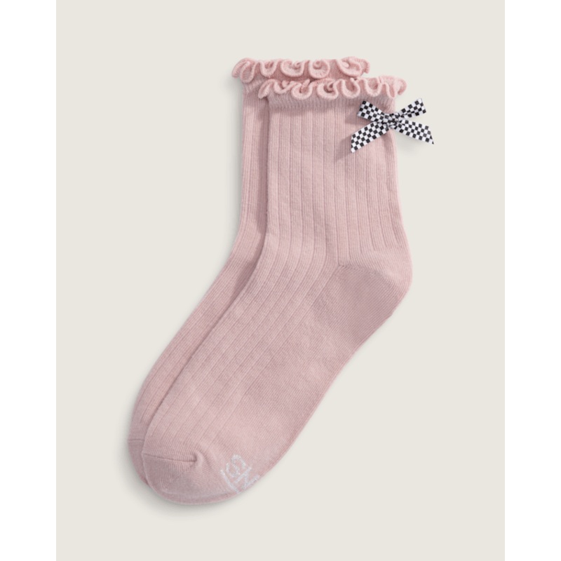 Bow Back Crew Socks