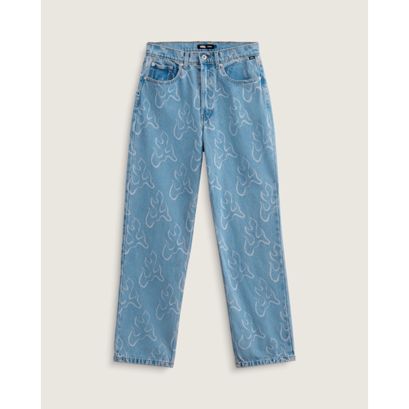 Check-5 Blaze Loose Denim Pants