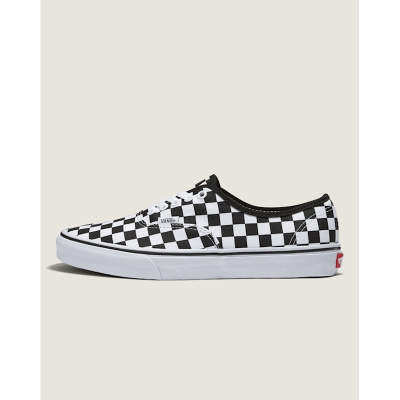 Customs Authentic Checkerboard Wide Shoe