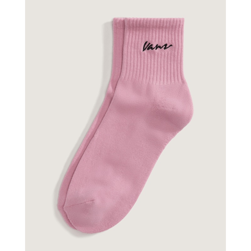 Classic Script Half Crew Socks